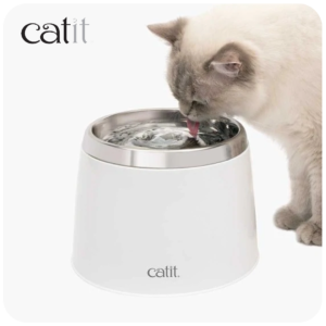 Fuente para gatos acero inoxidable